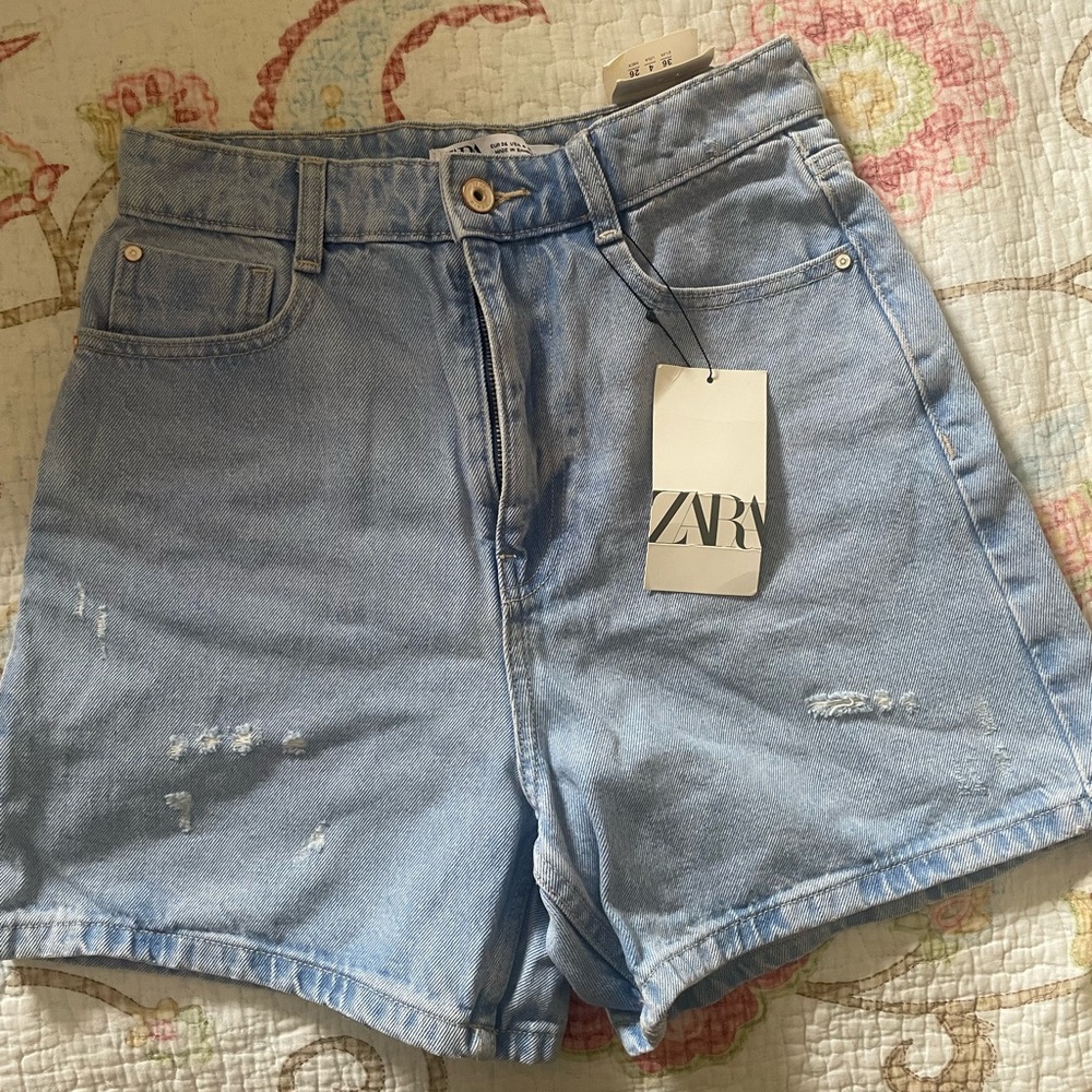 ZARA mom shorts